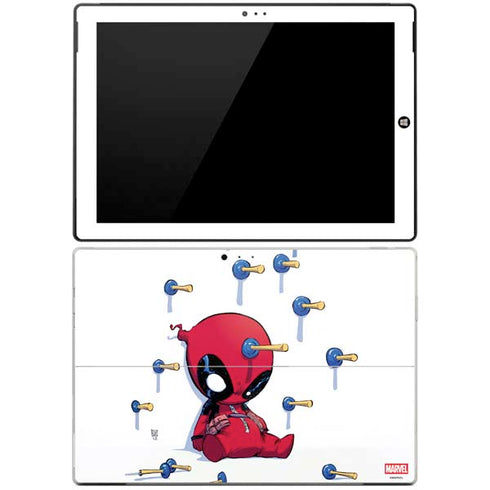 Marvel Deadpool Babypool Playing Surface Pro 3 Skin